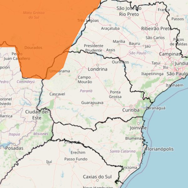 alerta laranja de tempestade paraná