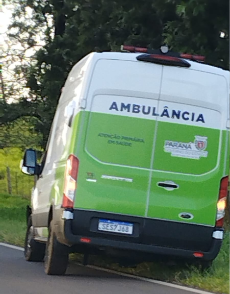 ambulâncias da saúde roubadas por suspeitos no paraná