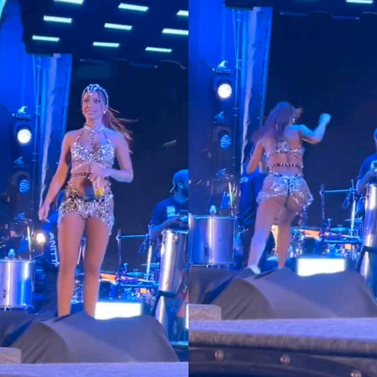  Anitta sai correndo após fã invadir palco durante show e viraliza 