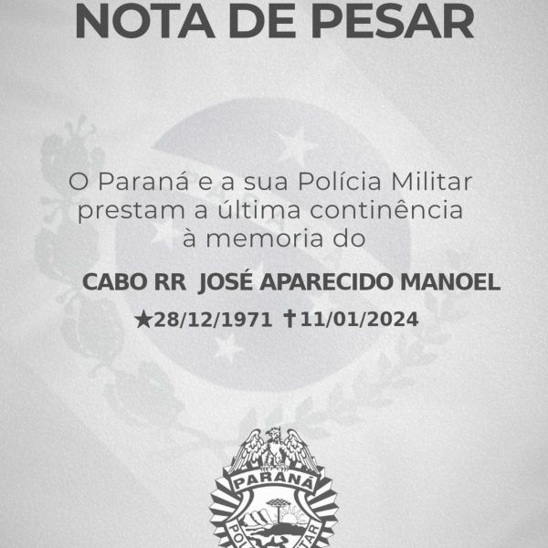 policial militar aposentado José Aparecido Manoel morre - acidente de moto londrina