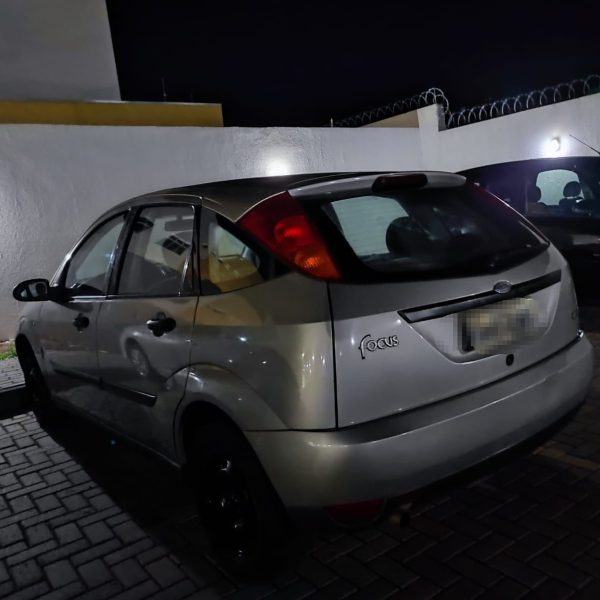 carro utilizado no caso de rapto da menina ágatha sofia, em Cascavel, no Oeste do Paraná