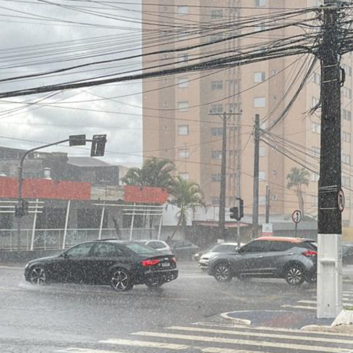  Chuva em Londrina. 