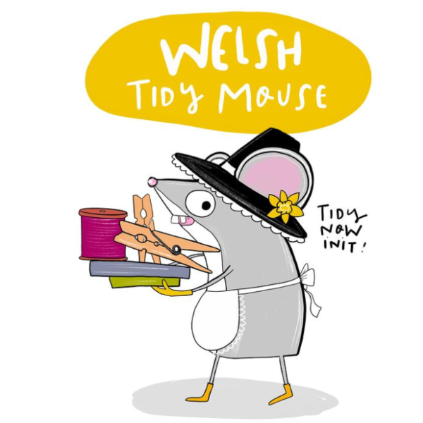 Welsh Tidy Mouse país de gales