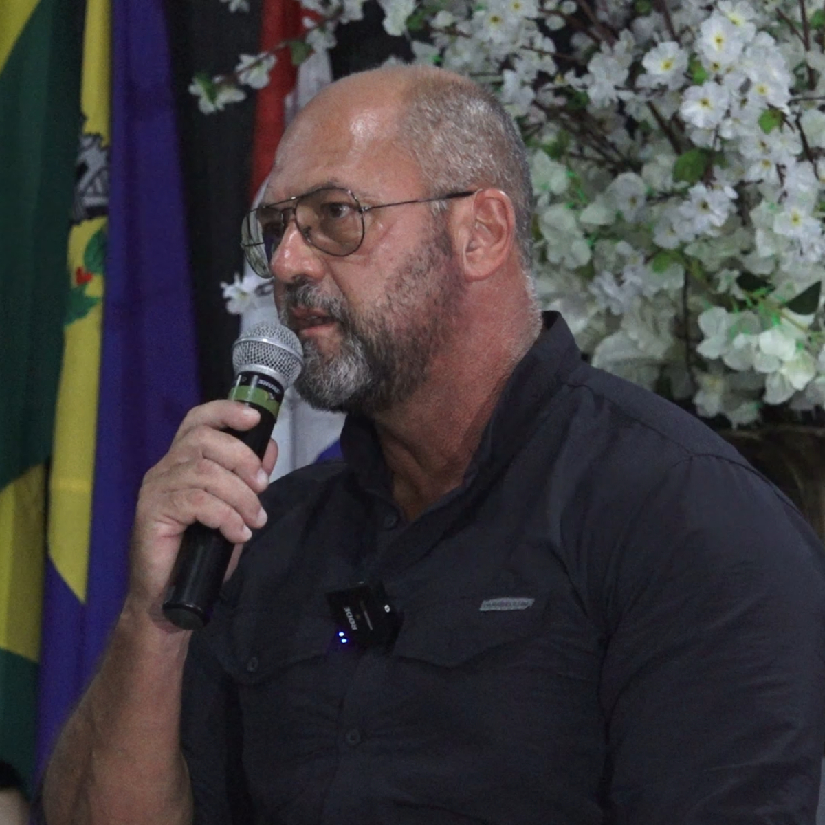  Secretario de Segurança Hudson Teixeira em Guaíra fala sobre conflitos entre indígenas e agricultores 