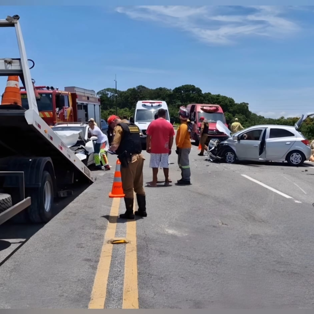  Menina ferida em acidente no litoral do Paraná 