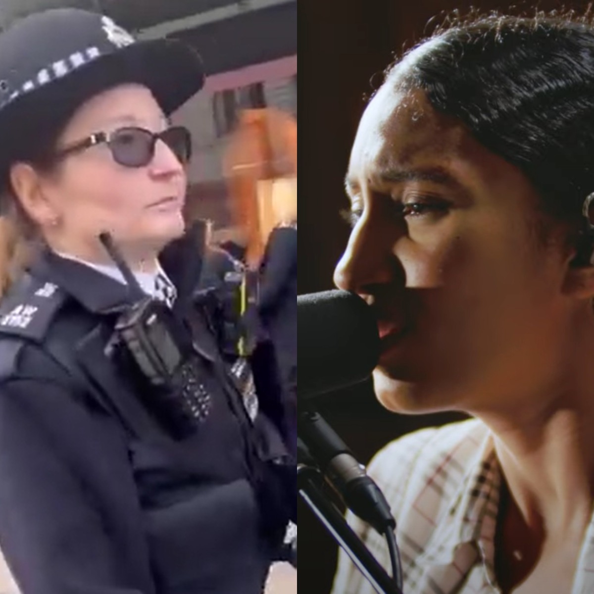  Policial impede cantora gospel de cantar na rua 