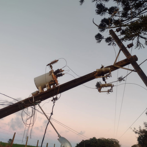 copel energia elétrica temporal