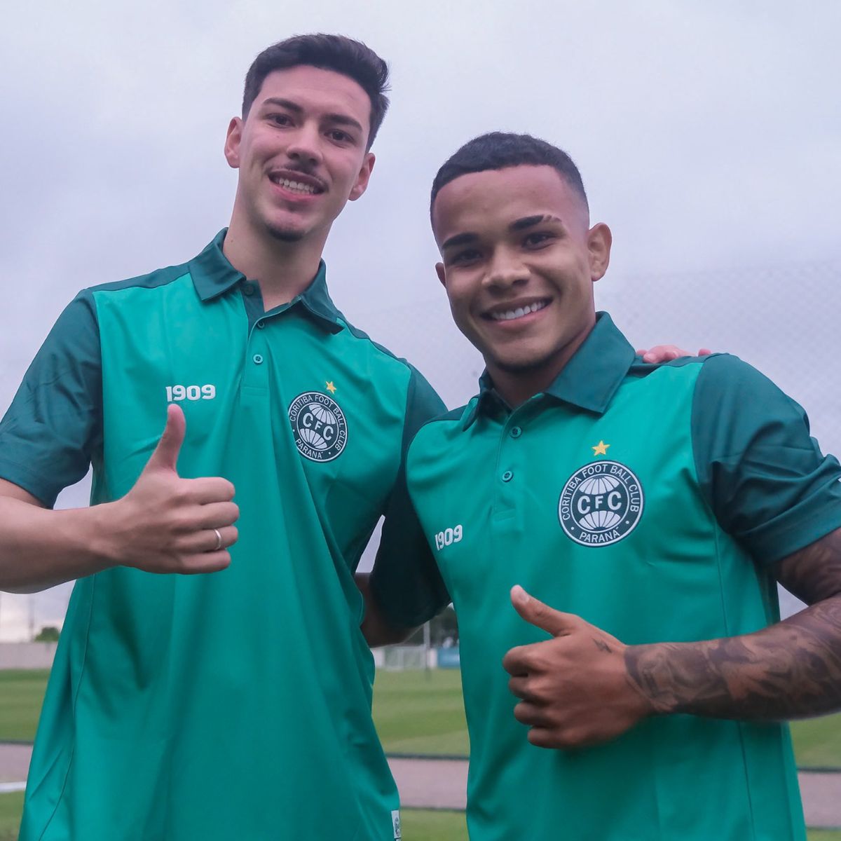  Jean Pedroso e Kaio César no Coritiba 