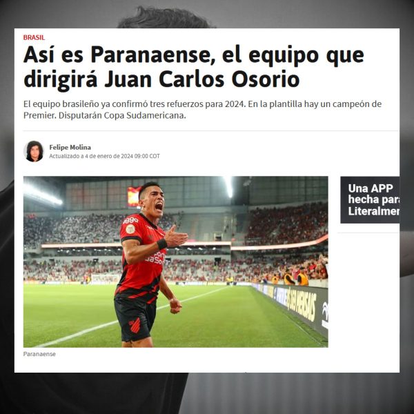 Juan Carlos Osorio na Imprensa