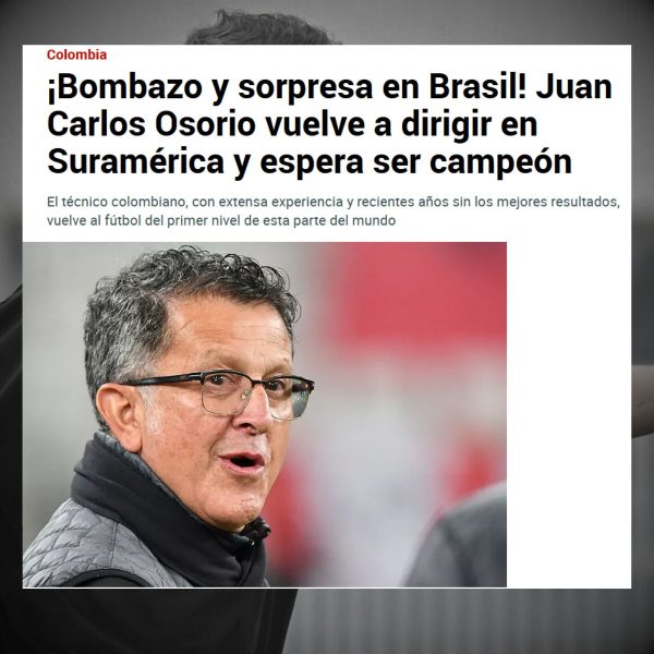 Juan Carlos Osorio na Imprensa