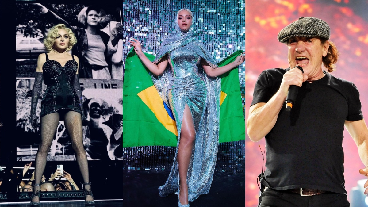 Beyoncé, Madonna e AC/DC farão shows no Brasil em 2024