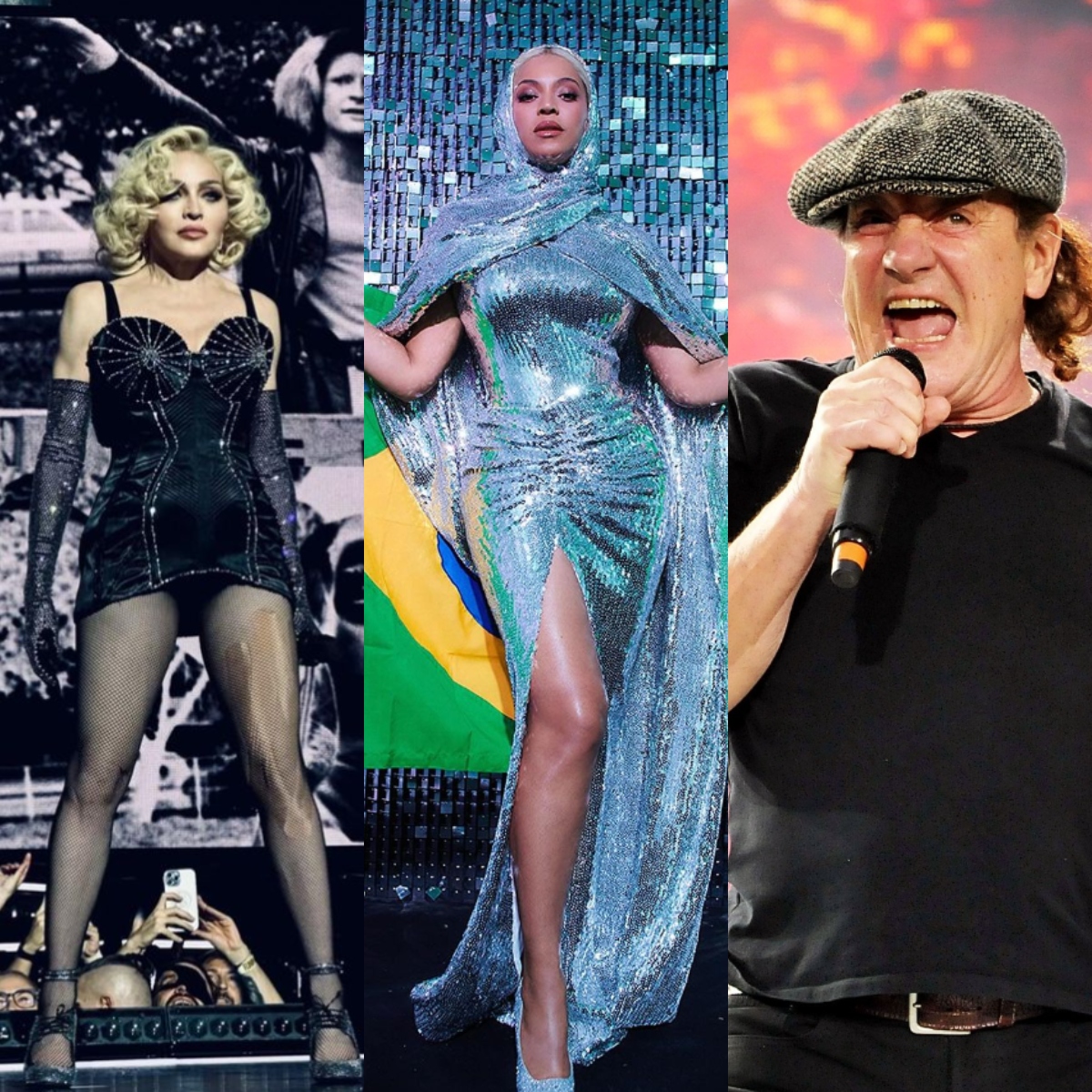  Beyoncé e AC/DC farão shows no Brasil em 2024 