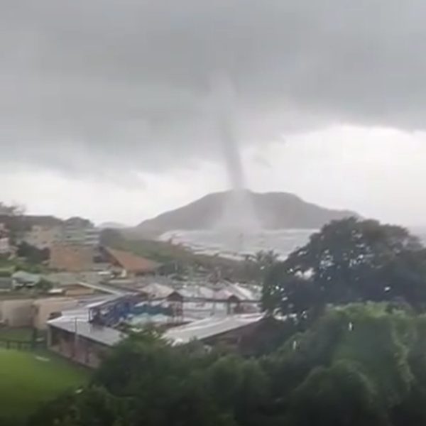 Tromba d'água em Florianópolis