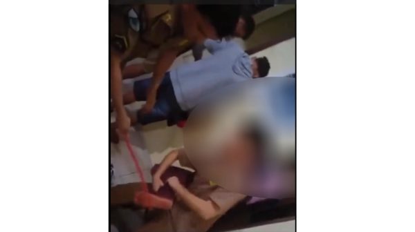 vídeo de policial agredindo presos no Paraná publicado por deputado