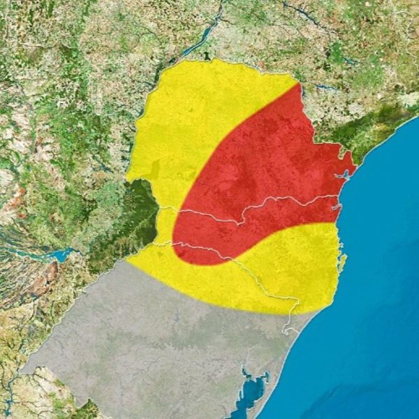 Alerta de temporal em Curitiba e litoral mostra situação complicada nesta terça-feira