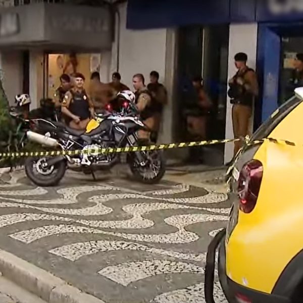 suspeita de bomba agência bancária