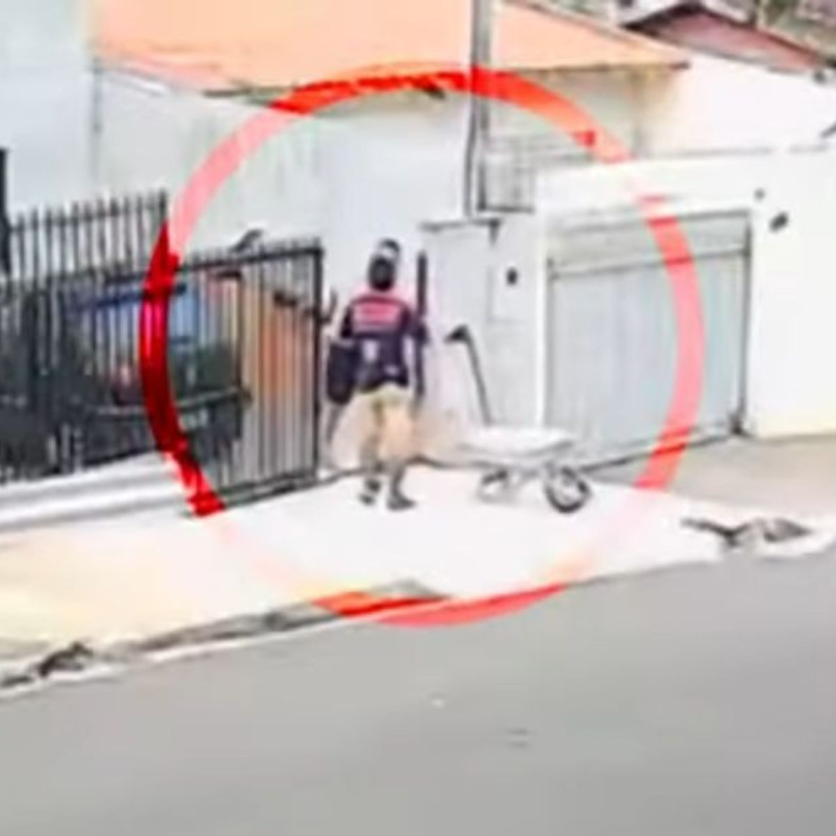  homem pede carriola emprestada para furtar casa 