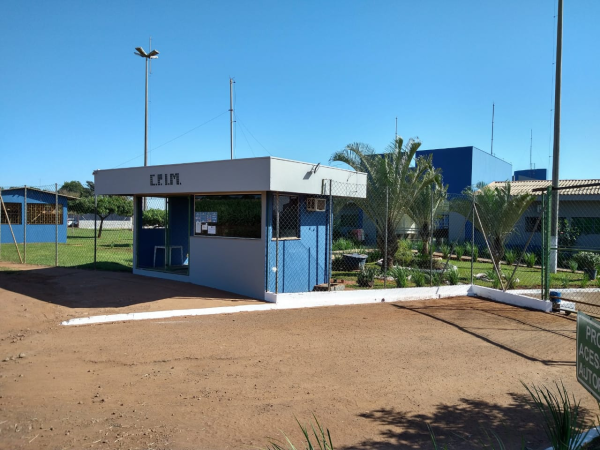 entrada da Colônia Penal e Industrial de Maringá 