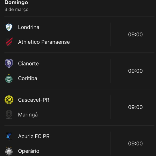 LECXMARINGÁ Campeonato paranaense