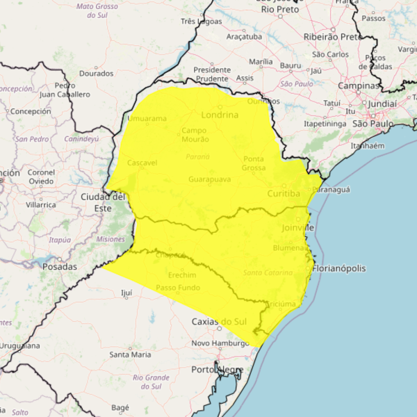 chuva e calor Londrina e região