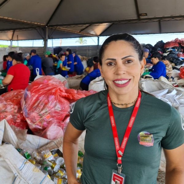 A engenheira ambiental Lucimar Novaes foi a gestora do tratamento de resíduos do Show Rural Coopavel
