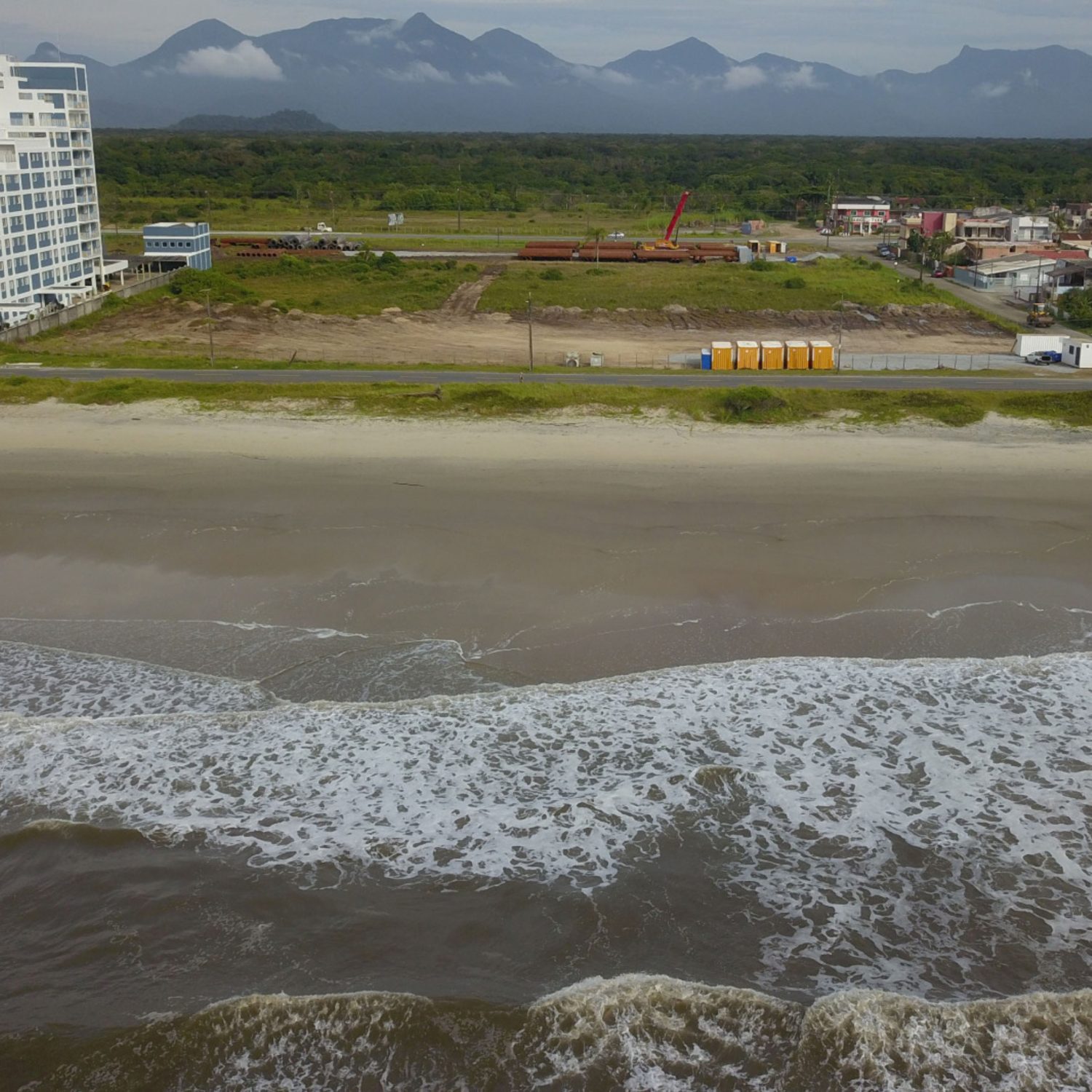  retomada obras Orla de Matinhos 