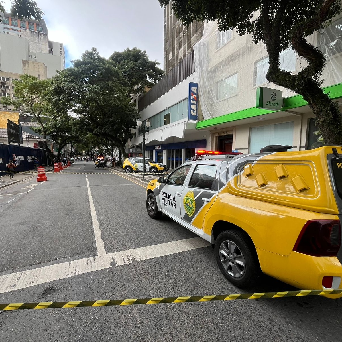  suspeita de bomba agência bancária 