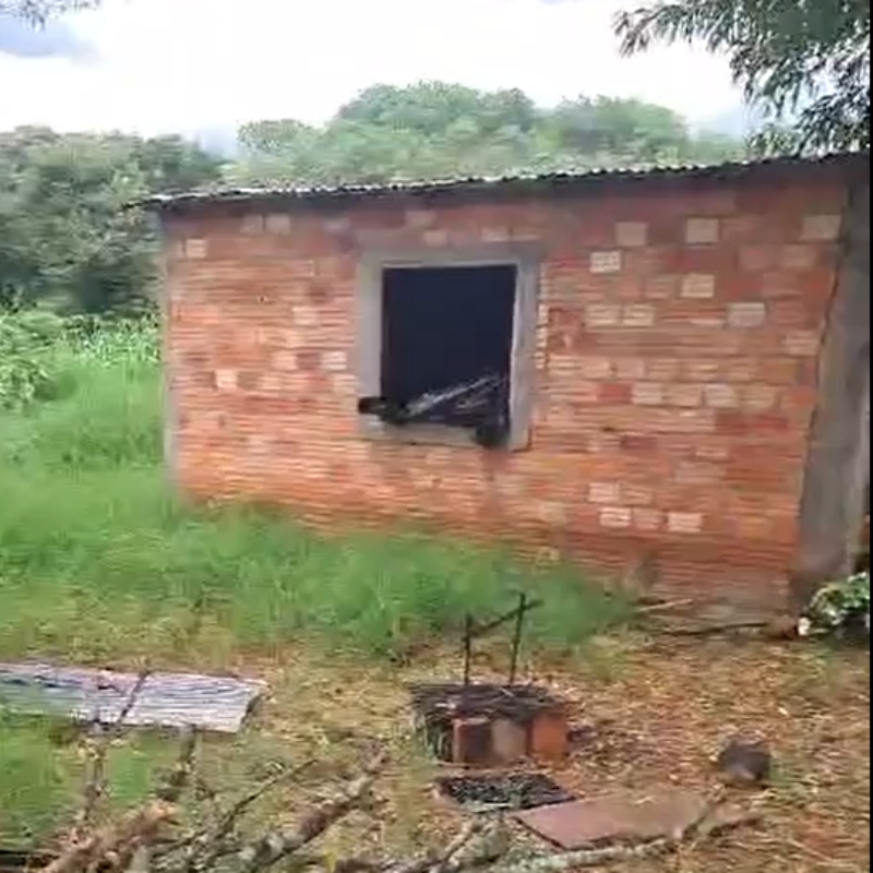  Residência onde pai e filho foram encontrados no Paraguai 