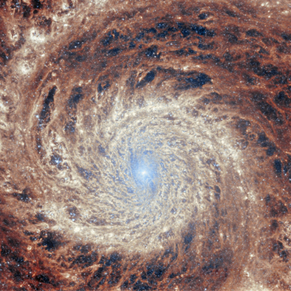 galáxia capturada pelo telescópio james webb