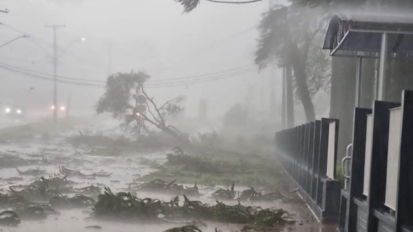 Vendaval e temporais no Paraná