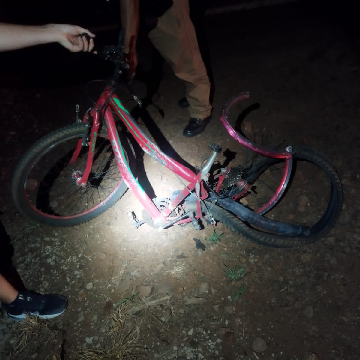 ciclista morre PR-585 paraná 