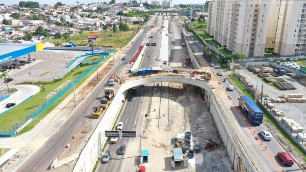 Avanço nas obras da Linha Verde provoca nova alteração no trânsito da região do Trevo do Atuba