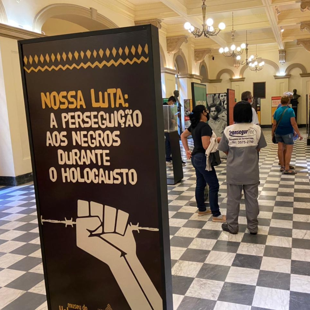  A exposição “Nossa Luta – A perseguição aos negros durante o Holocausto” inicia nesta quarta. 