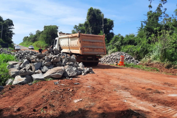 Obras de recuperação da PR-218 no noroeste do Paraná começam