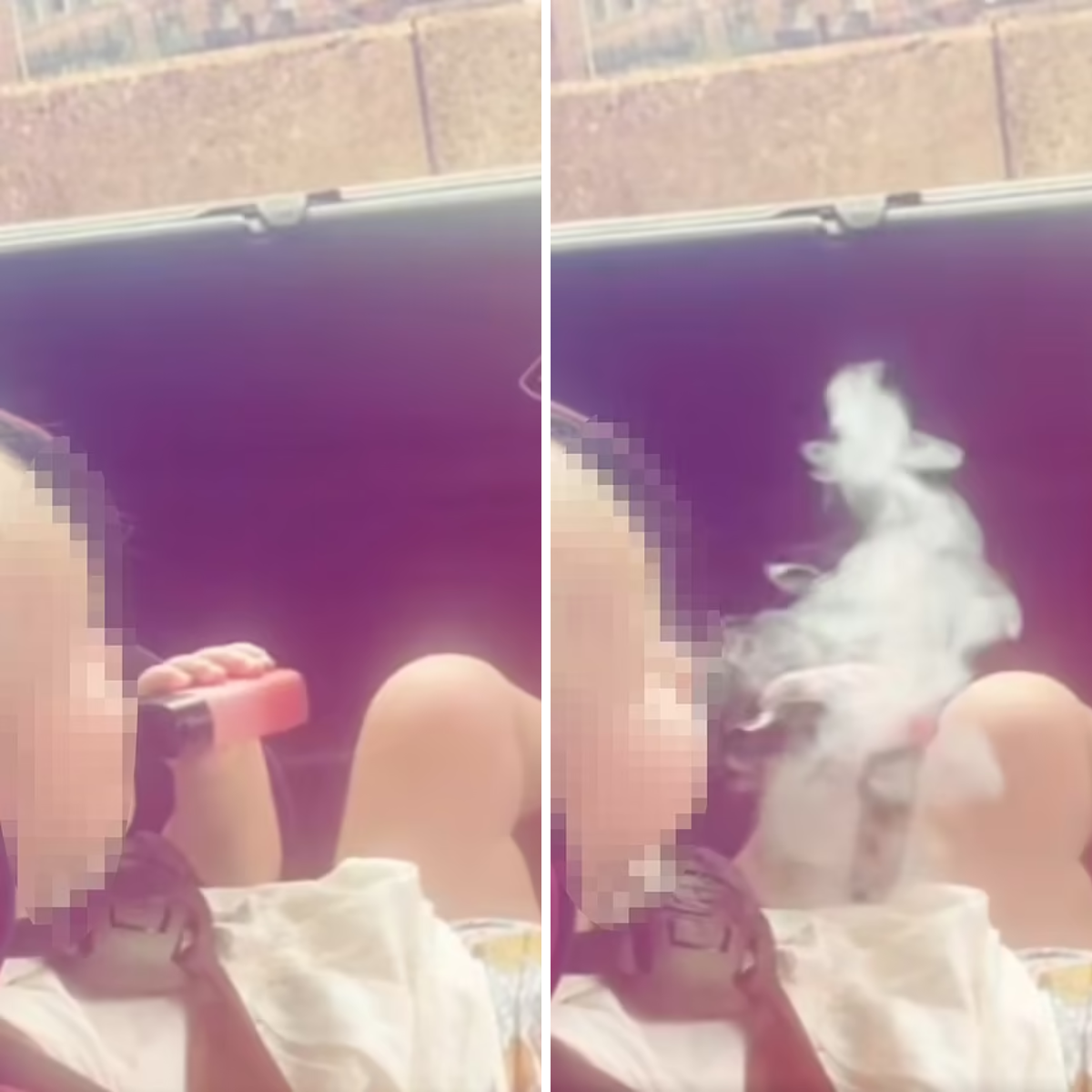  VÍDEO: Bebê usa vape em cadeirinha de carro e choca a internet 