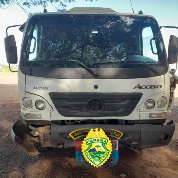batida com caminhão sertanópolis PR-323