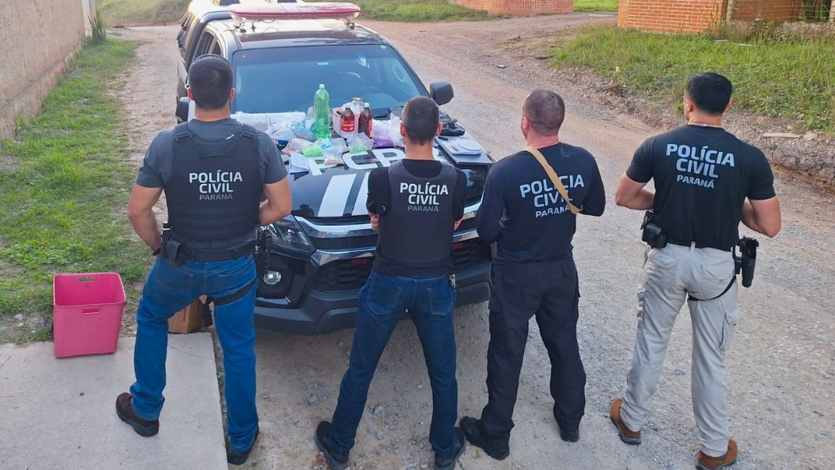 Casal é preso por tráfico de drogas sintéticas na Grande Curitiba