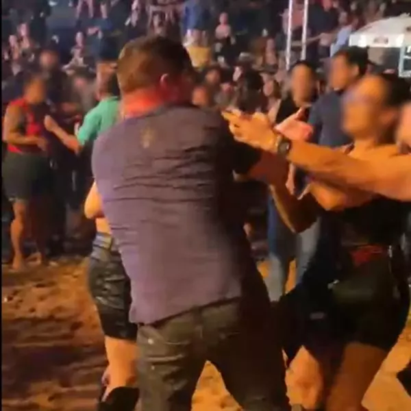 homem leva facada em festa de primeiro de maio no paraná