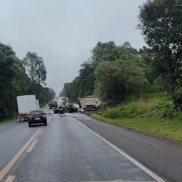 Grave acidente deixa vítima fatal na BR-277, no Paraná