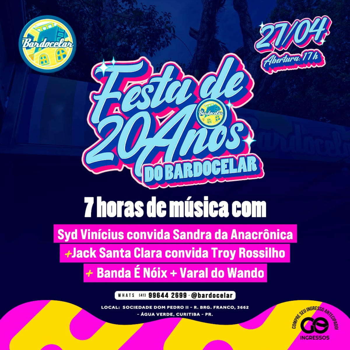  Bar Doce Lar celebra 20 anos com festa especial; confira 