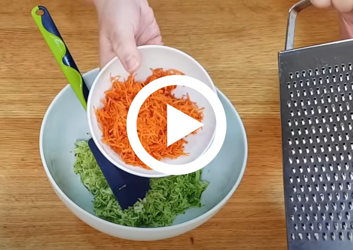  Cenoura e abobrinha são dois ingredientes desse prato saudável 