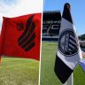 Athletico e Operário-PR bandeirinhas