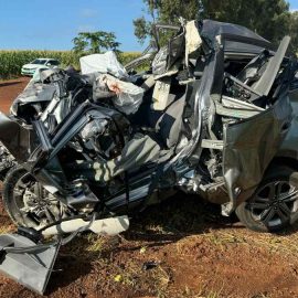 Corredor de rua Tauan Depieri morre em grave acidente na PR-090, em Alvorada do Sul, norte do Paraná