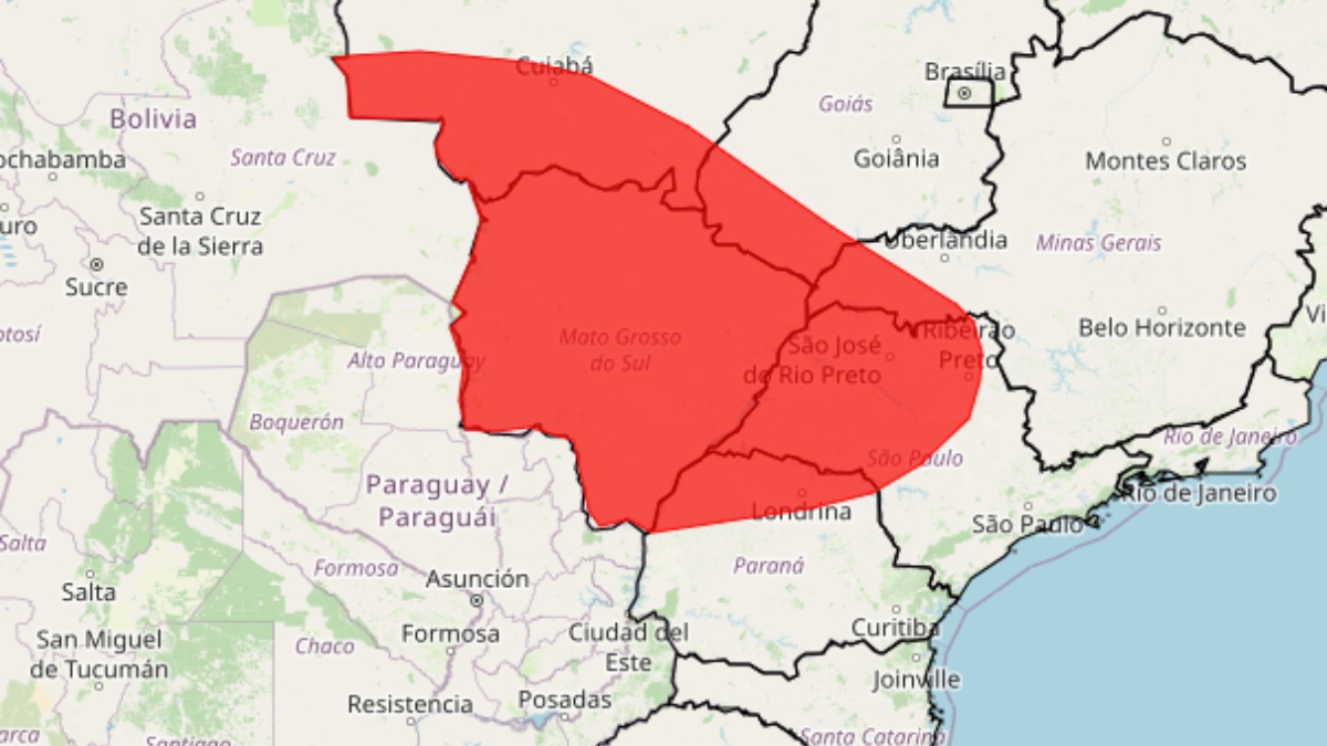 Inmet deixa regiões Norte e Noroeste do Paraná em alerta vermelho para aumento de temperatura
