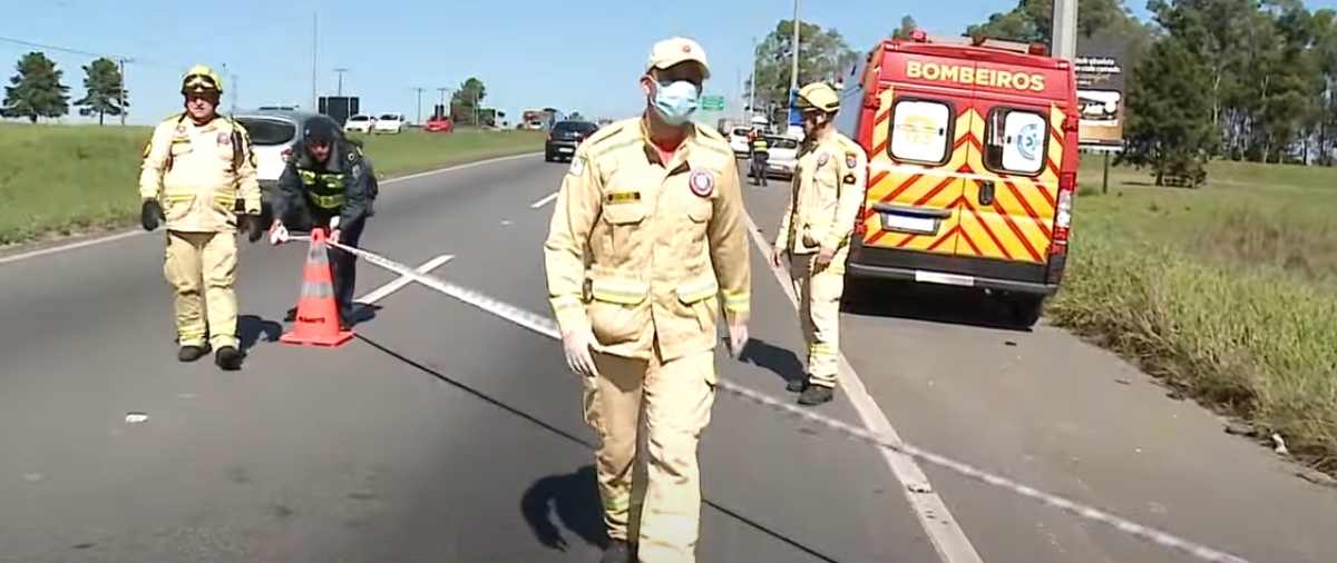 Acidente deixa um ciclista morto na Linha verde