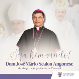 Dom José Mário Scalon Angonese, arcebispo indicado por Papa Francisco
