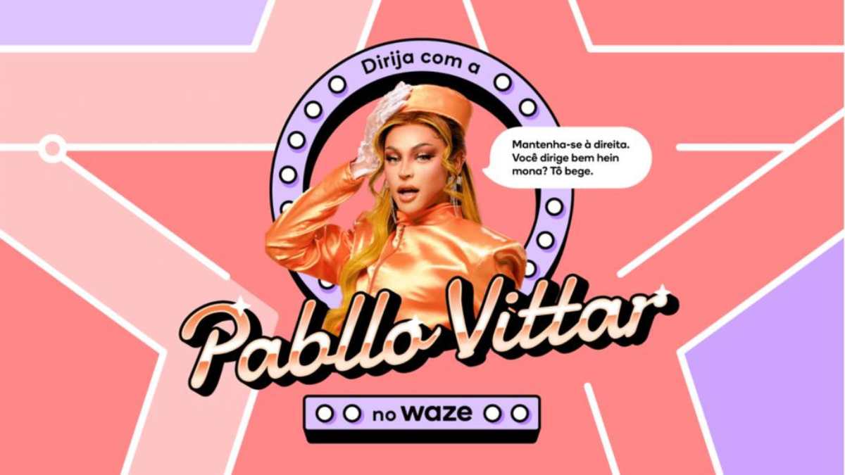 Pabllo Vittar no Waze: saiba como ativar a voz da cantora