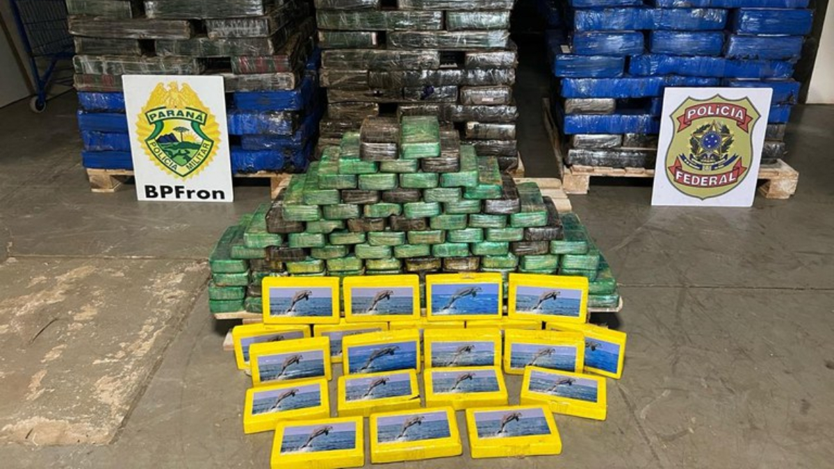 Polícia Federal apreende quase 121 toneladas de drogas em três dias no Paraná