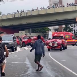 Posto de combustível explode em avenida do Rio Grande do Suç