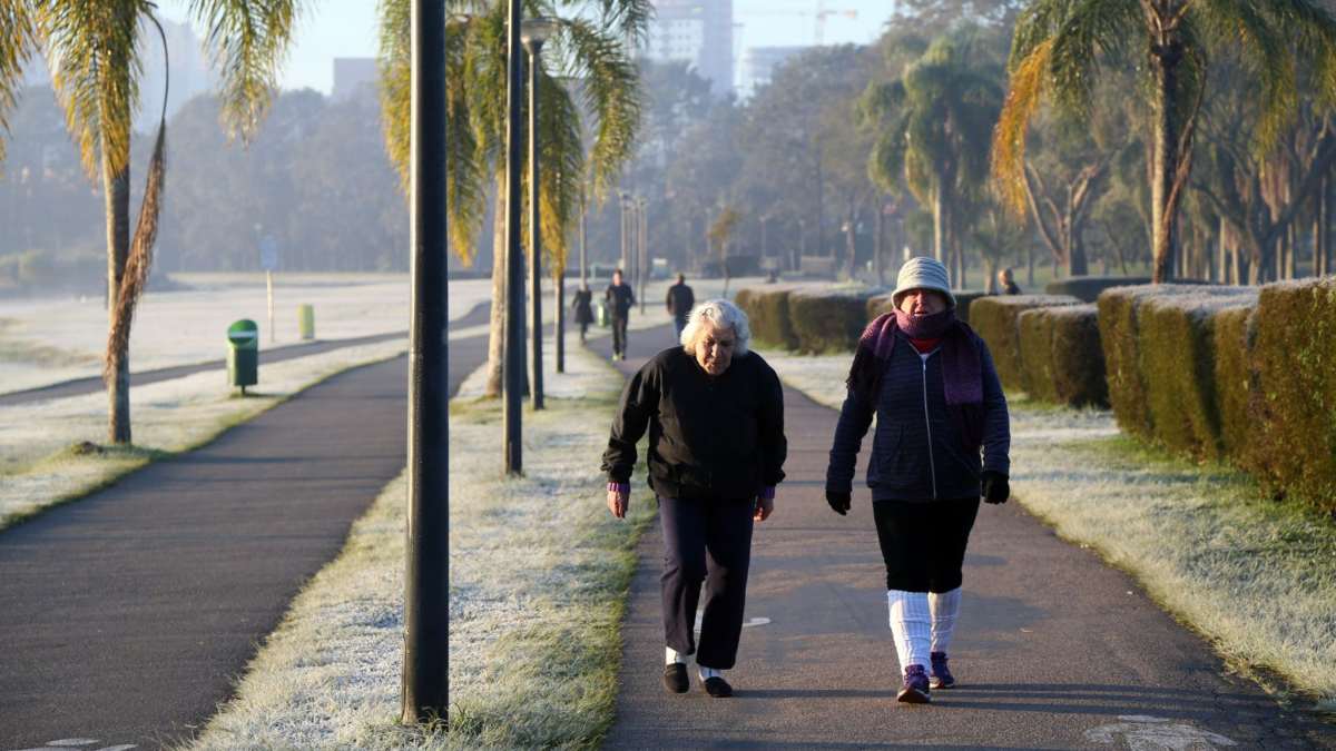 Semana mais fria do ano, com temperaturas negativas no Paraná